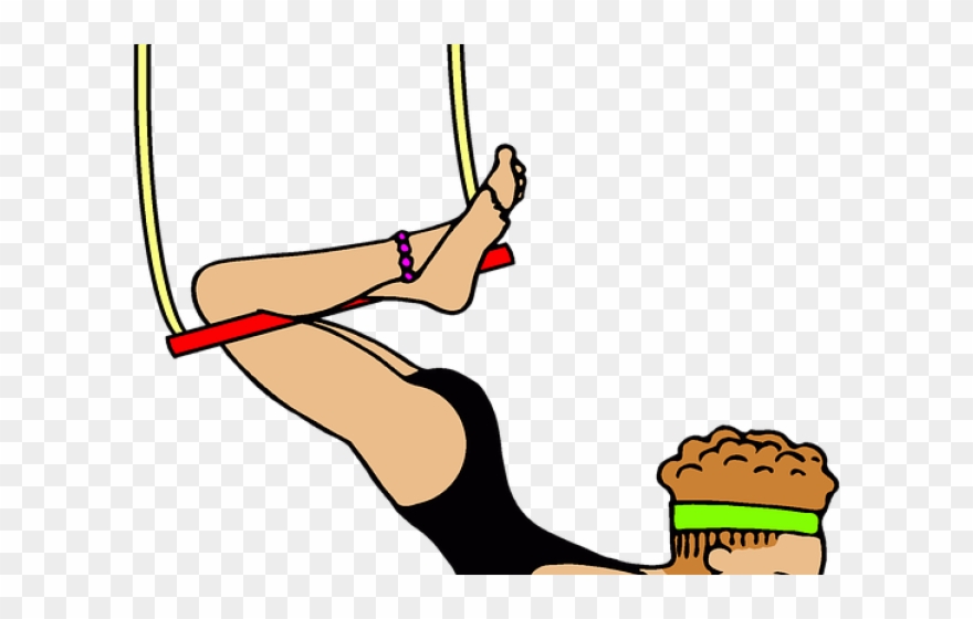 Swing Clipart Circus - Cartoon - Png Download