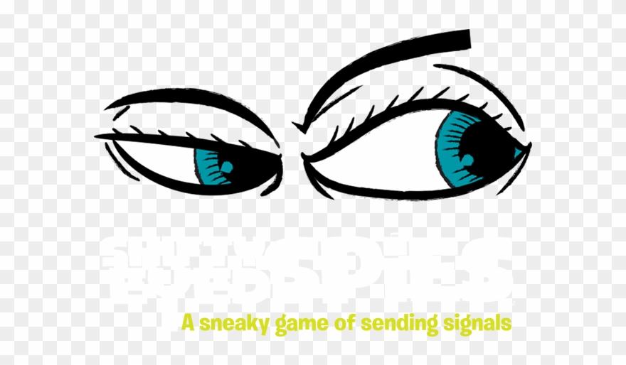 Shifty Eyed Spies Board Game Logo - Shifty Eyes Clip Art - Png Download