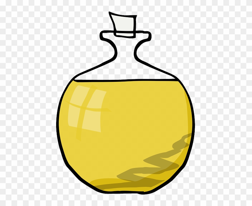 Olive Oil - Jar Of Oil Clipart - Png Download