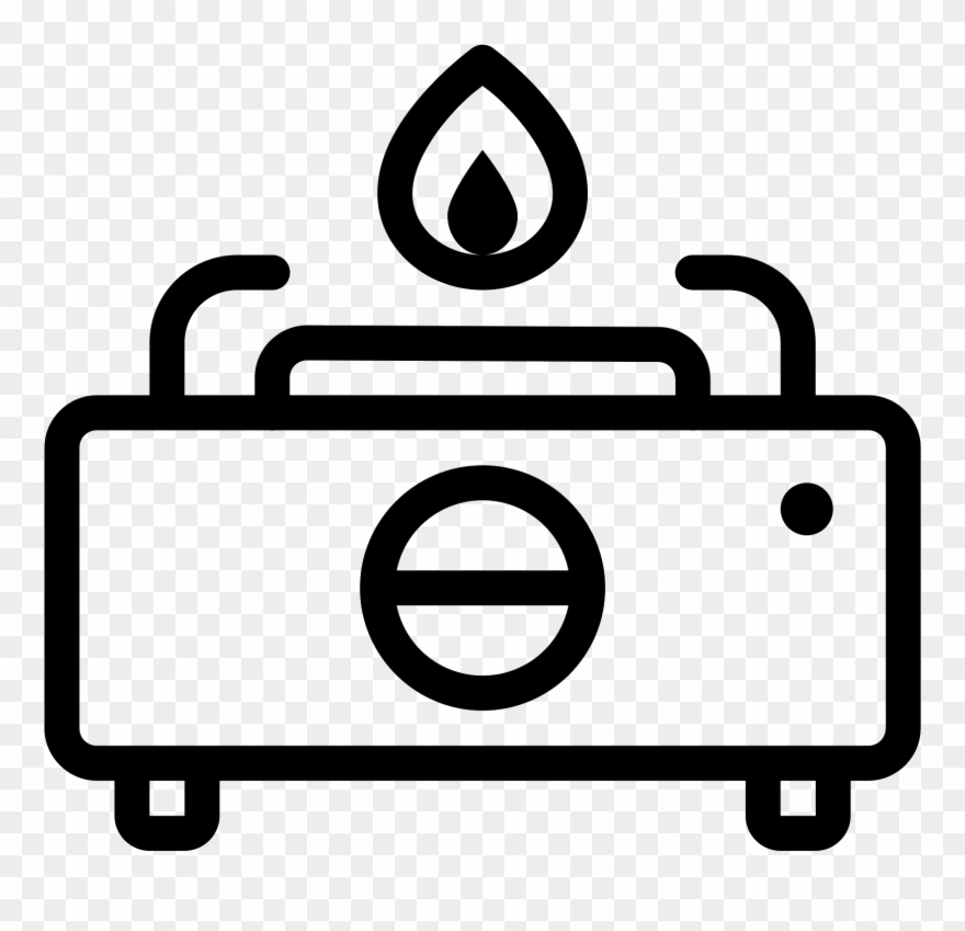 Gas Stove Icon - Couch Clipart