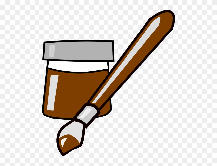 Paint Brush Clip Art - Png Download (#133096) - PinClipart