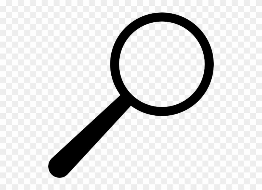 2075 A=1117962332740 - Magnifying Glass Clipart Transparent Background - Png Download
