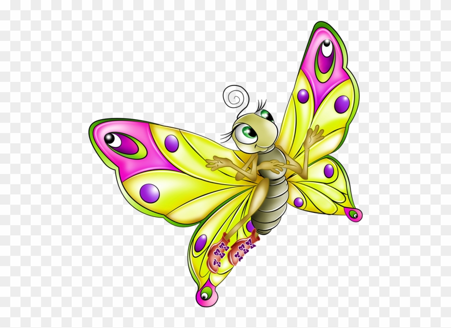 Freeuse Butterflies In My Stomach Clipart - Butterfly Clipart With Transparent Background - Png Download
