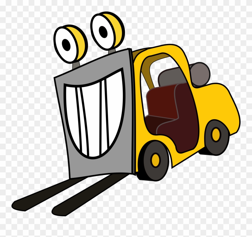 Free To Use & Public Domain Clip Art - Happy Forklift Clipart - Png Download