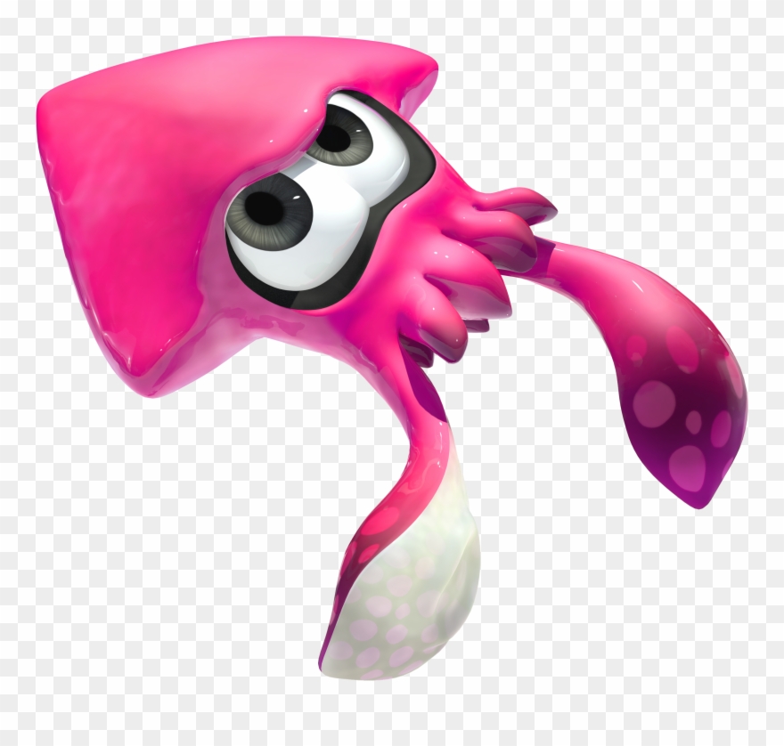 Squid Clipart Pink - Squid In Splatoon 2 - Png Download