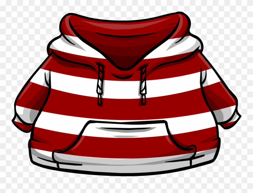 Club Penguin Red Custom Hoodie Clipart