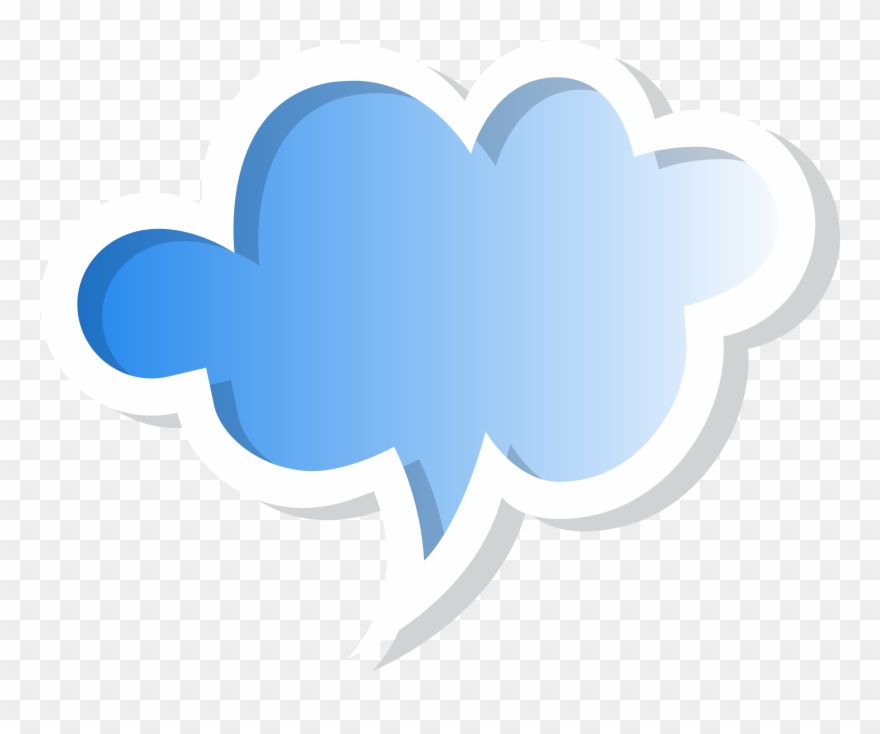 Bubble Cloud Clip Art - Png Download
