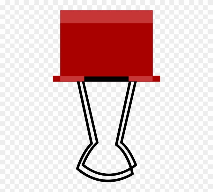 Paper Clip Binder Clip Ring Binder Stationery - Binder Ring Clip Art - Png Download