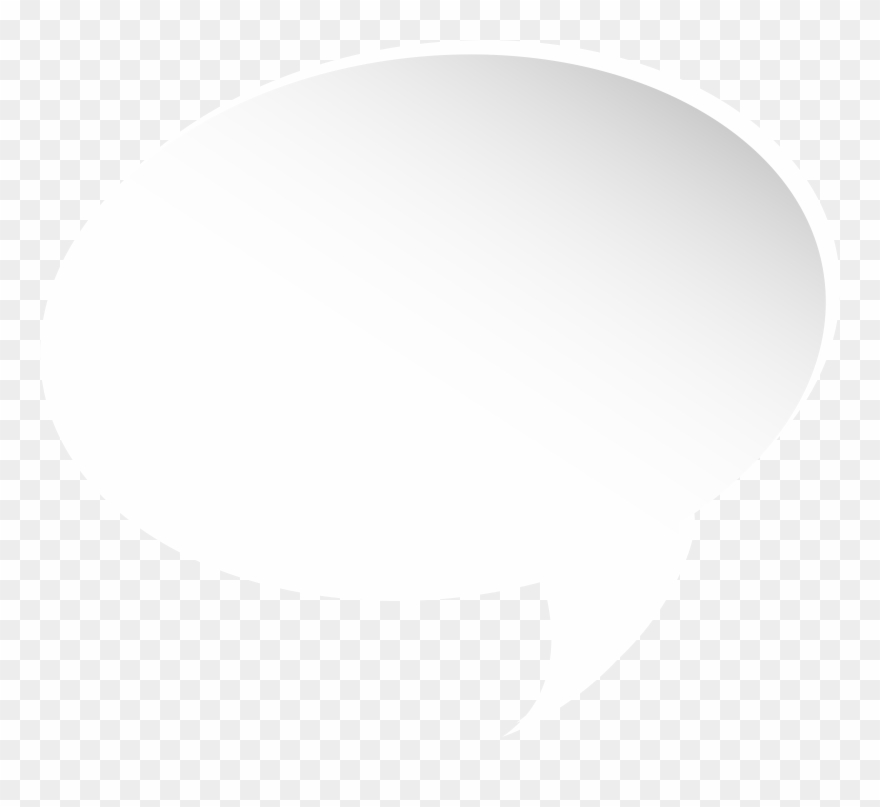 View Full Size - White Speech Bubble Png Clipart