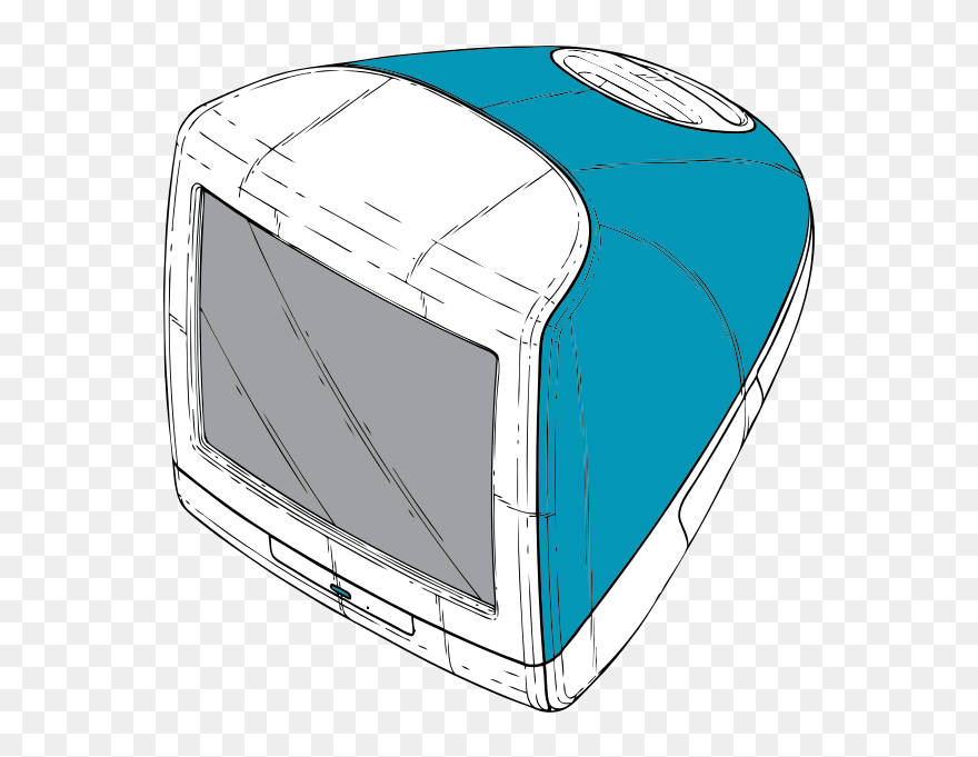 Free Vector Original Imac Clip Art - Mac Ordinateur - Png Download