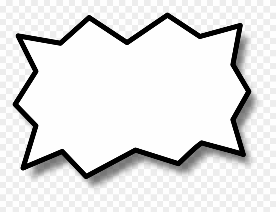 Speech Balloon Comics Message - Callout Clipart - Png Download