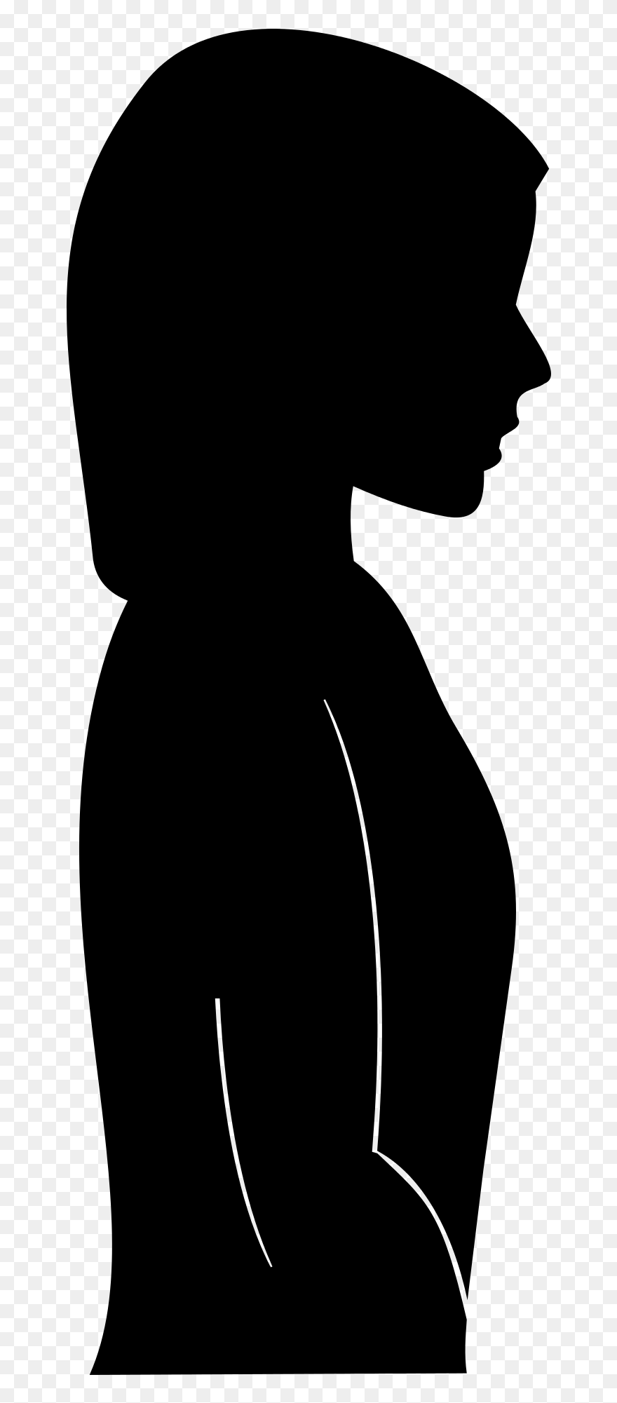 Body,free - Cuerp Humano De Perfil Png Clipart