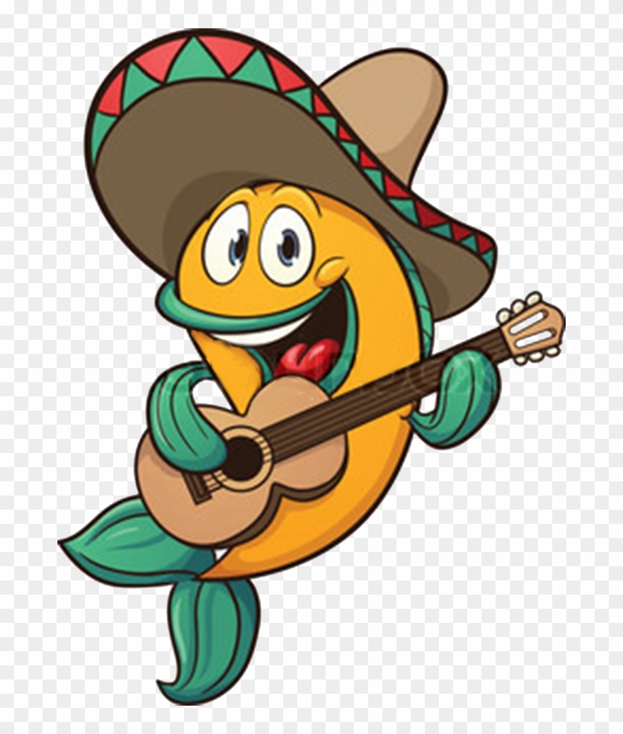Spanish Clipart Fish Taco - Mariachi Fish - Png Download