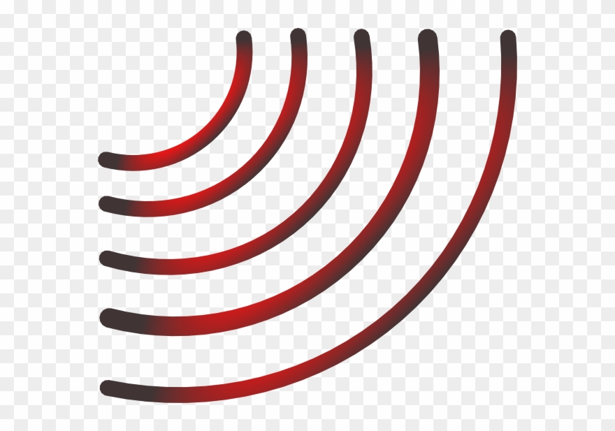Sound Wave Clipart Clip Art - Ultrasound Waves - Png Download
