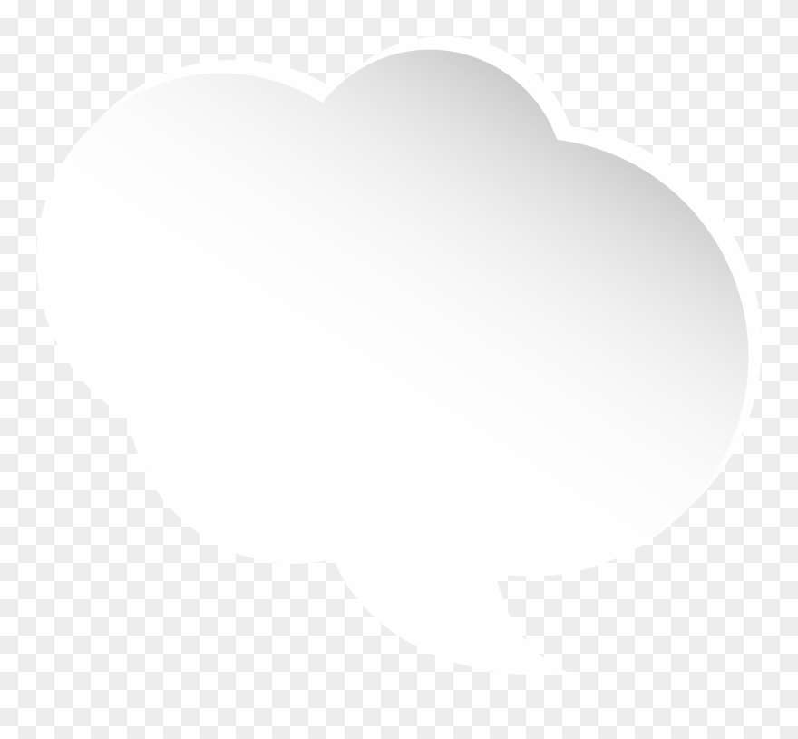 White Bubble Speech Png Clipart