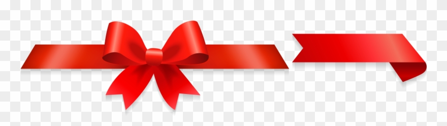 Adhesive Tape Red Ribbon Clip Art - Ribbon - Png Download