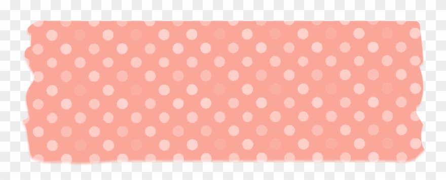 Clear Tape Cliparts - Polka Dot - Png Download