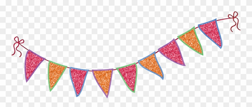 María José Argüeso - Colorful Pennant Banner Transparent Clipart