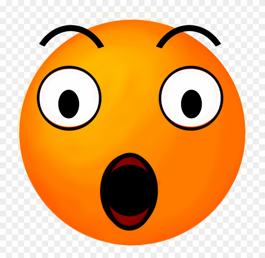 Shock Surprise Smileyface Emoticon I Had To Make This - Emoticon Shock Clipart