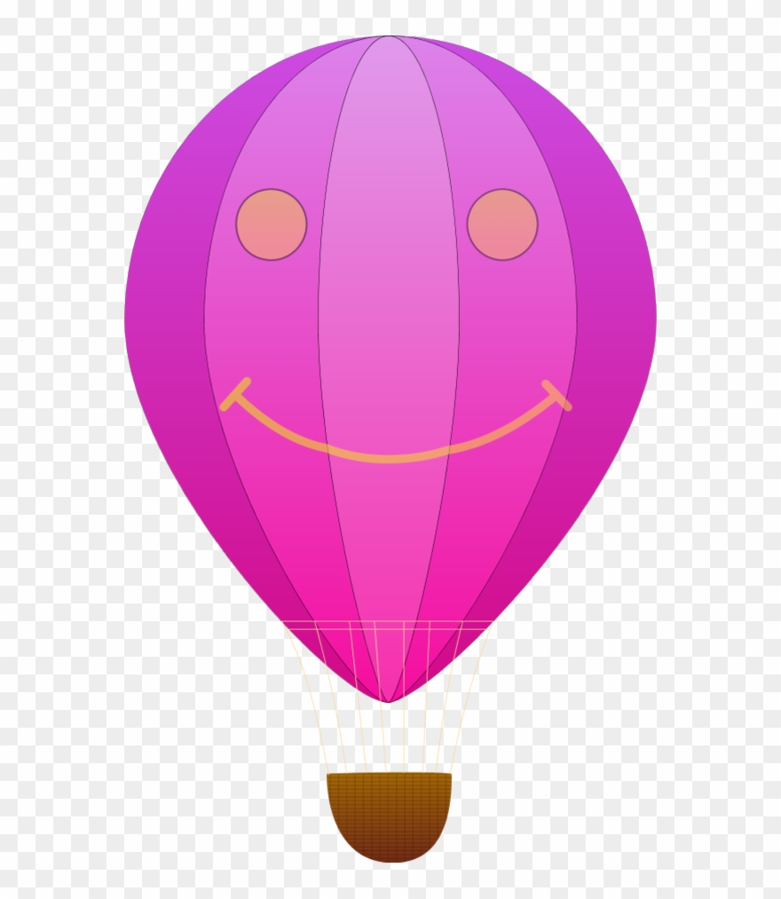 Hot Air Balloons - Easy Cartoon Air Balloon Clipart