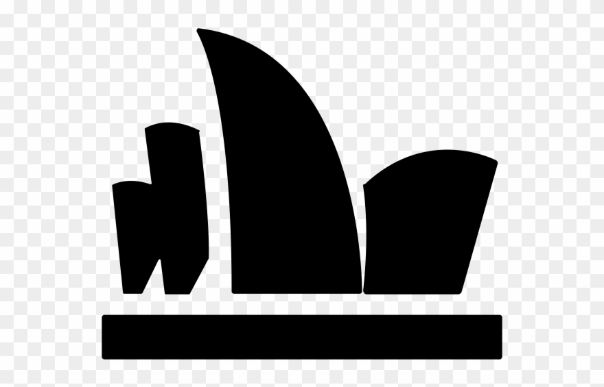 Sydney Opera House Rubber Stamp - Sydney Opera House Clipart
