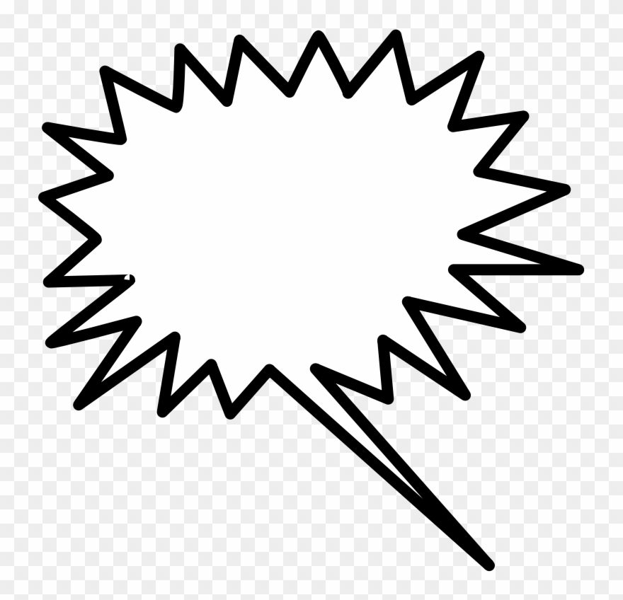 Speech Bubble Clipart Hostted - Pop Art Bubble Transparent - Png Download