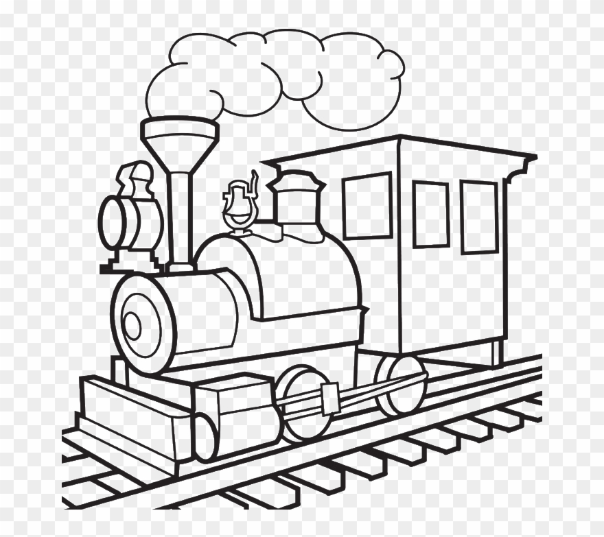 Train Drawings For Kids - Drawing Image Of Train Clipart