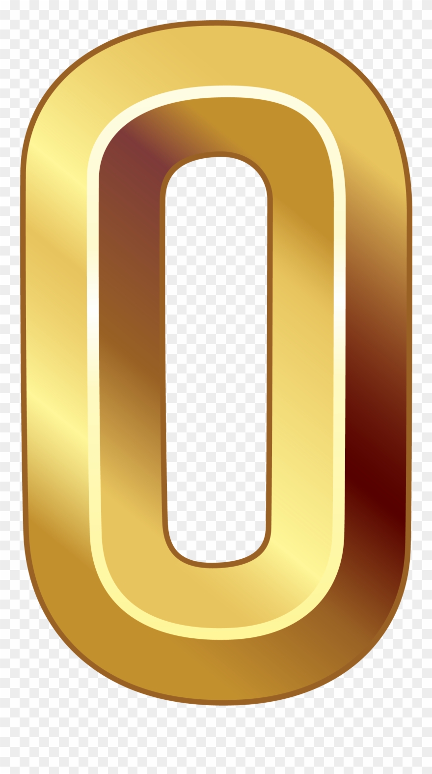 Download Gold Number Zero Png Clipart Image - 0 Png Transparent Png ...
