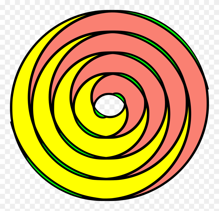 How To Set Use Double Spiral Thick Lines Clipart - Espiral - Png Download