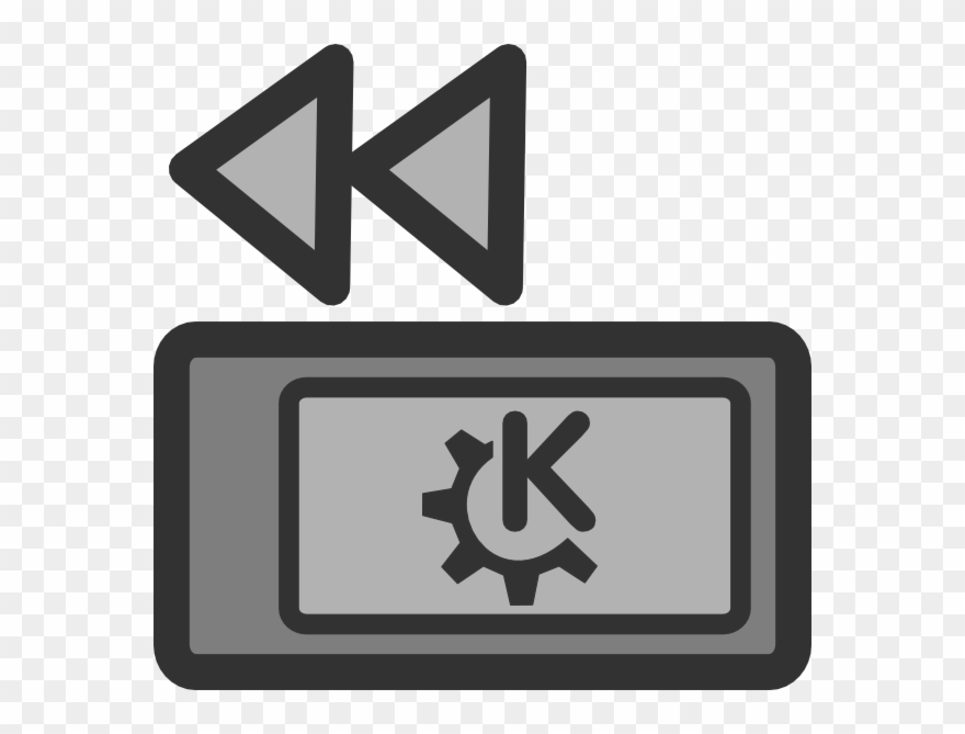 Download Tape Rewind Png Clipart Clip Art Rectangle - Tape Rewind Png Transparent Png