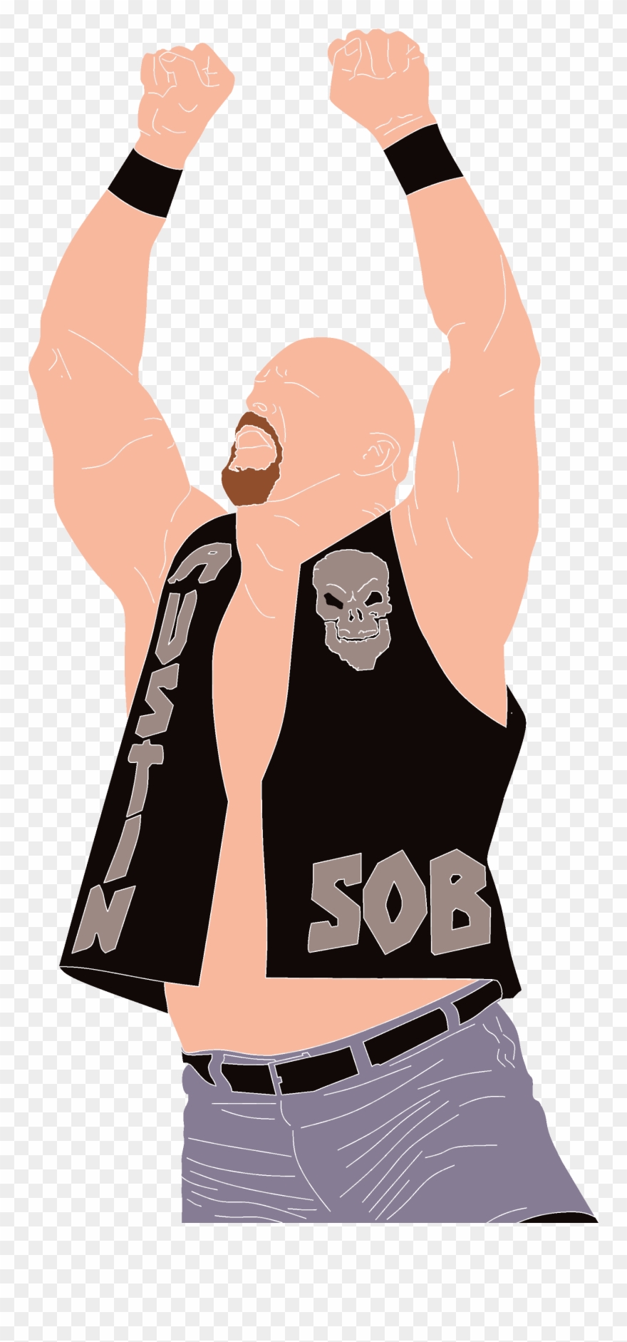 Enter - Clip Art Stone Cold - Png Download