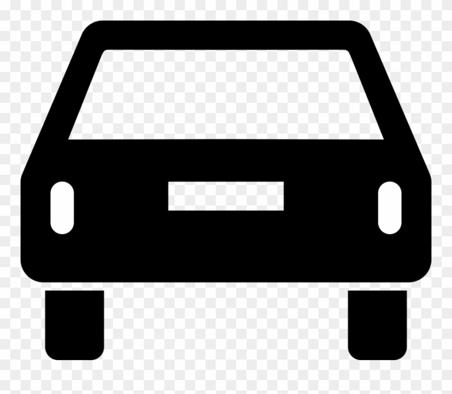 Free Car Pictogram Rear - Car Pictogram Clipart