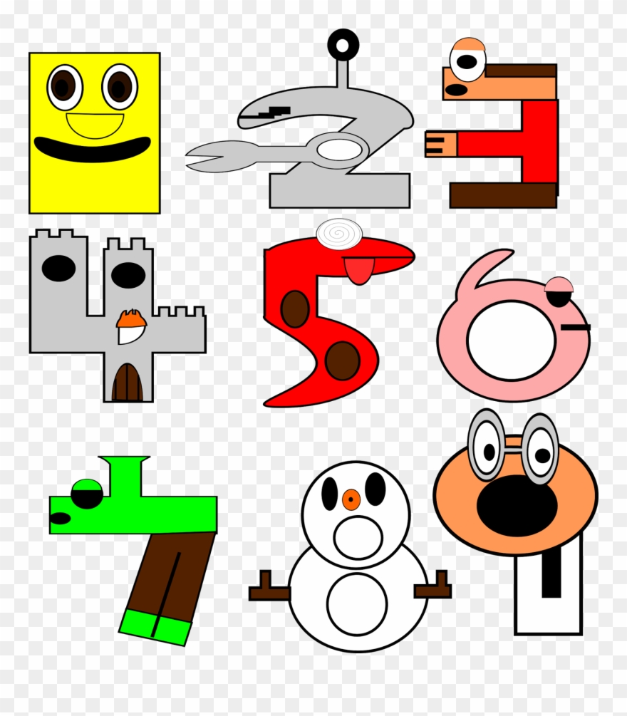 Numbers Clip Art - Png Download
