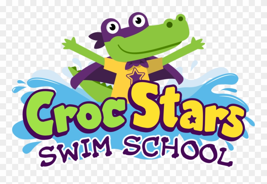 Home Lessons Crocstars Swim School - Success Text Cartoon Transparent Clipart