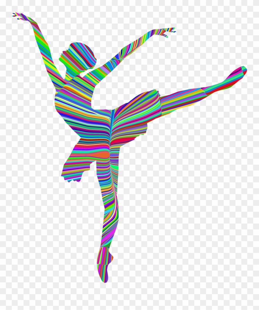 Wave Silhouette Clip Art - Clip Art Ballet Shoes - Png Download