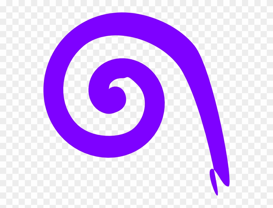 Purple Clipart Spiral - Espiral Violeta - Png Download