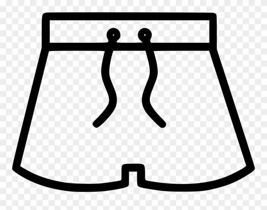 Cloth Dressing Fashion Men Pants Svg Png - Short Pants Icon Png Clipart