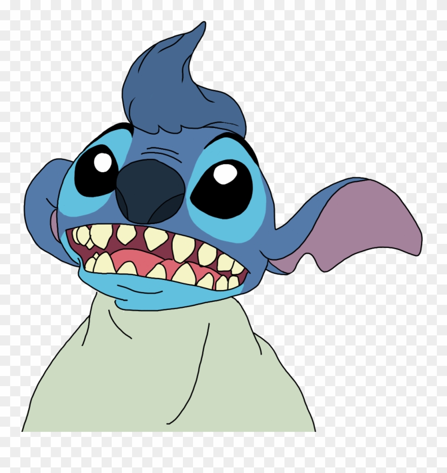 Stitch Liloandstitch Disney Cartoon Blue Alien Monster - Cartoon Clipart