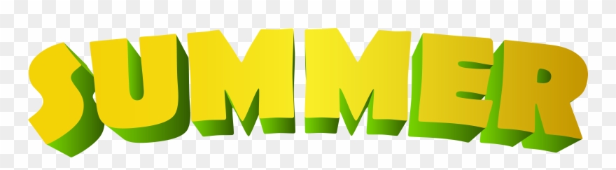 Text Clipart Summer - Clip Art - Png Download