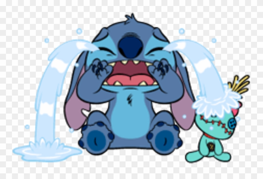 Crying Liloandstich Lilo Stich Fanart Sad Lilostich - Stitch Animation Clipart
