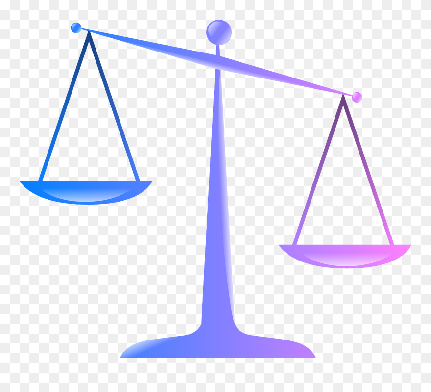 Measuring Scales Lady Justice Download Balans - Scales Of Justice Clip Art - Png Download