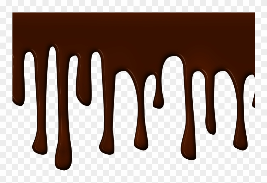 Download Dripping Chocolate Png Clipart Chocolate Clip - Chocolate Dripping Png Transparent Png