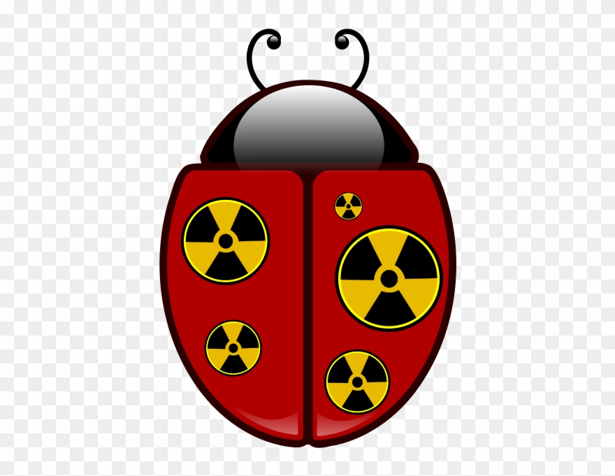 Free Radioactive Ladybug - Radioactive Decay Clipart