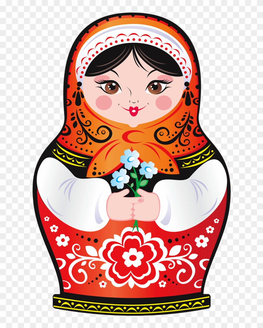 Russian Nesting Dolls Clipart - Russian Doll - Png Download