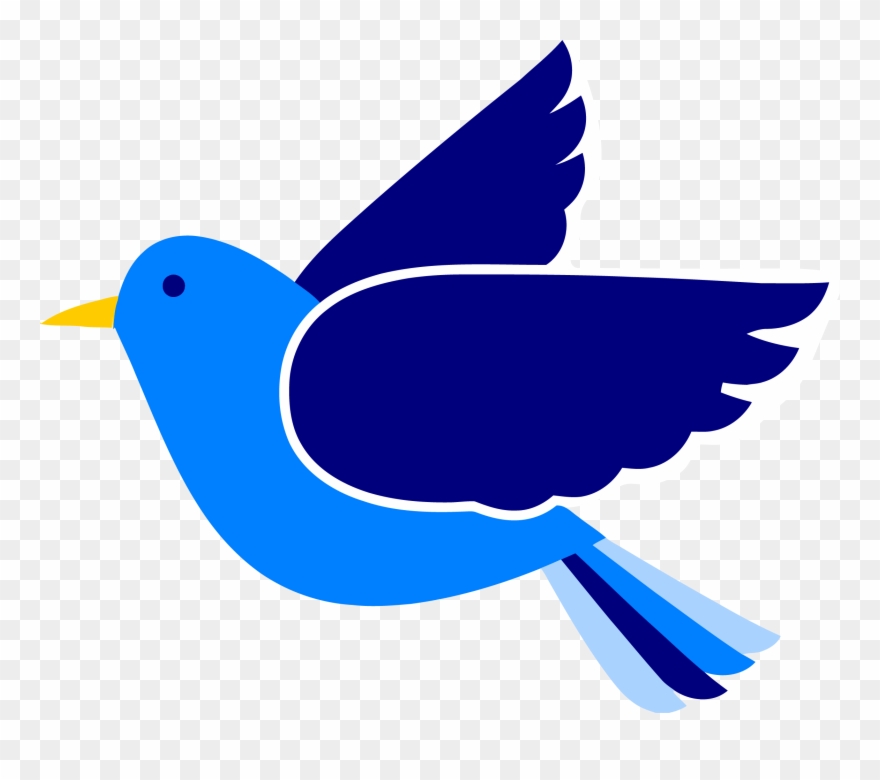 Clipart Transparent Blue Png Typegoodies Me - Clip Art Blue Bird