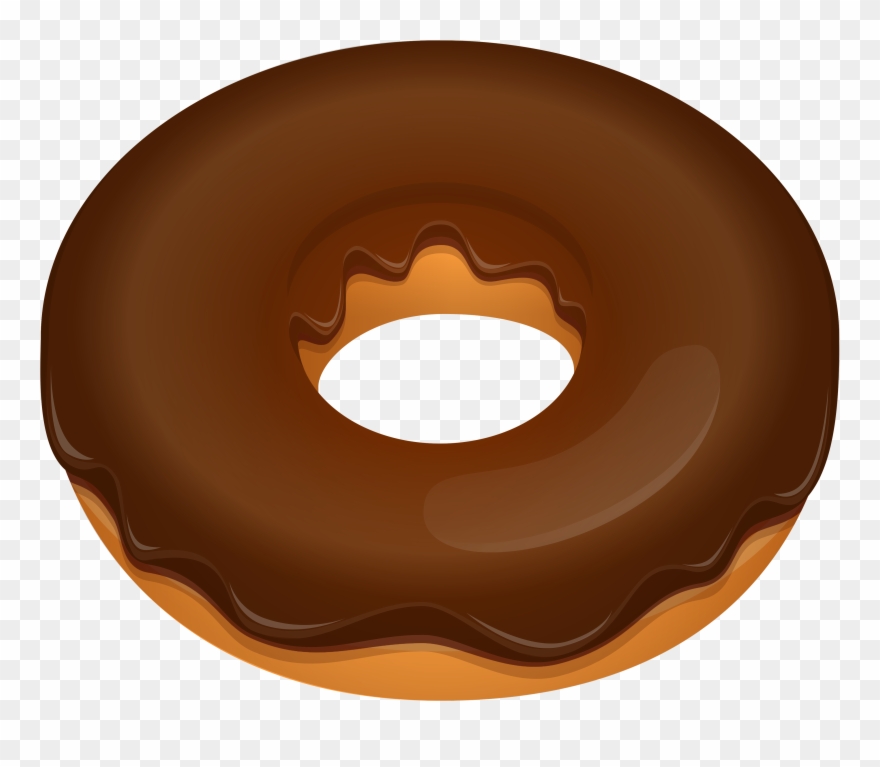 Collection Of Chocolate Donut Clipart High Quality, - Donut Clipart Without Background - Png Download
