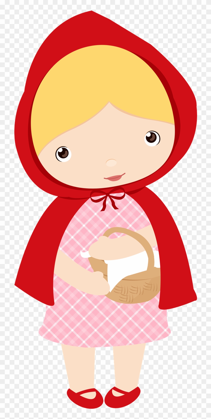 Chapeuzinho Vermelho Minus Pinterest - Little Red Riding Hood Clipart Png Transparent Png