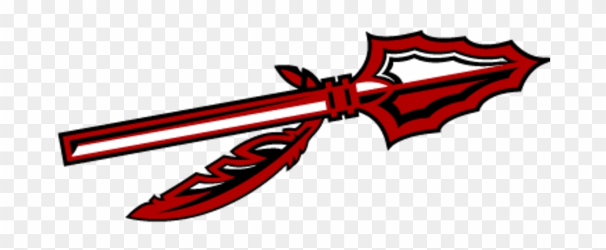 Png Black And White Library Arrowhead Clipart Spear - Clip Art Transparent Png