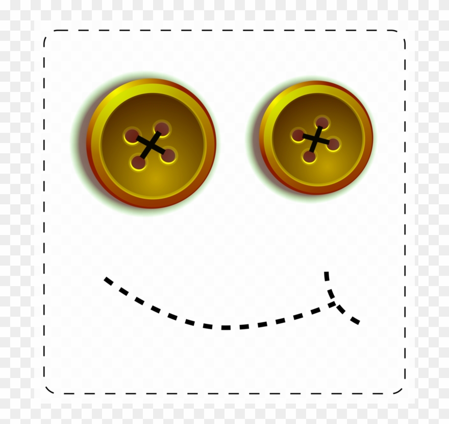 Button Download Sewing Facebook Dress - Buttons Clip Art - Png Download