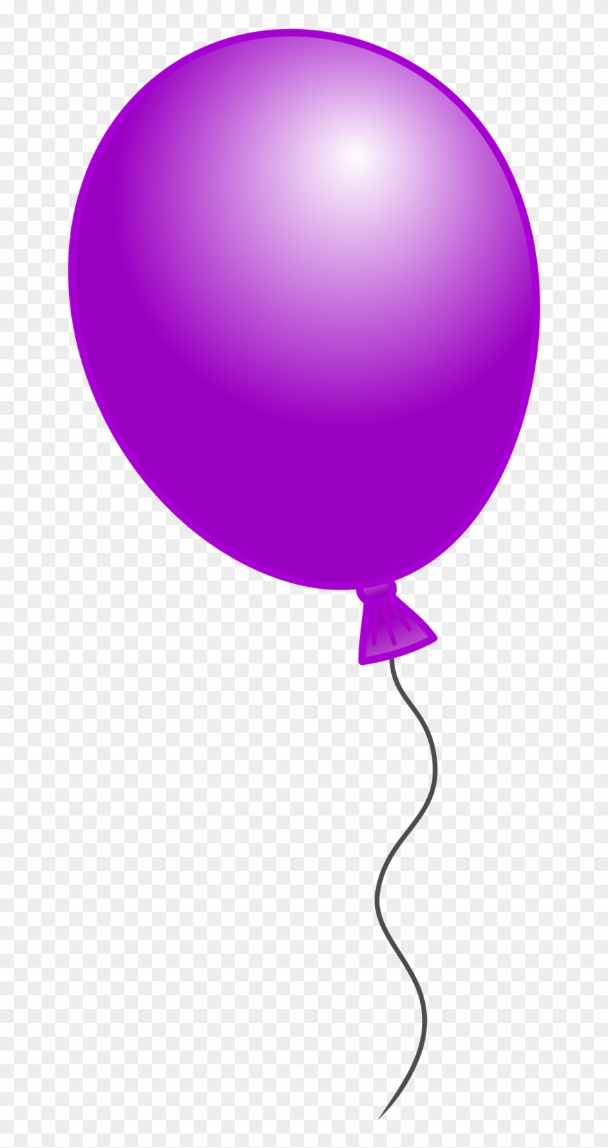 Balloon Clipart Number - Single Balloon Clipart Png Transparent Png